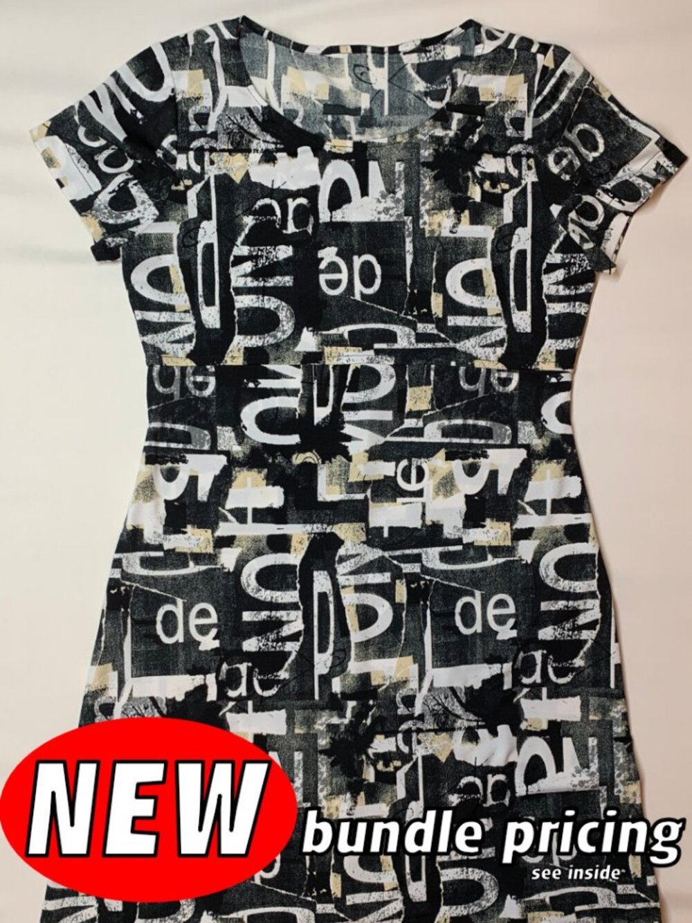 Unique! Handmade Short Sleeve Sundress Small